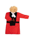 Judge Role Play Costume Set with Wig and Hammer