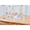 Geometric Shapes 3D Volume Set - 17pc 5cm Blue