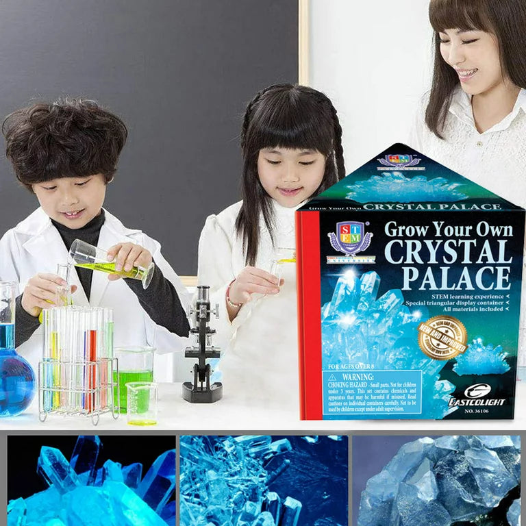STEM Grow your own Crystal Palace - Blue (7715405725851)