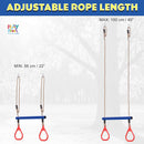 PLAYFREE Steel Trapeze Bar Swing Set for Kids