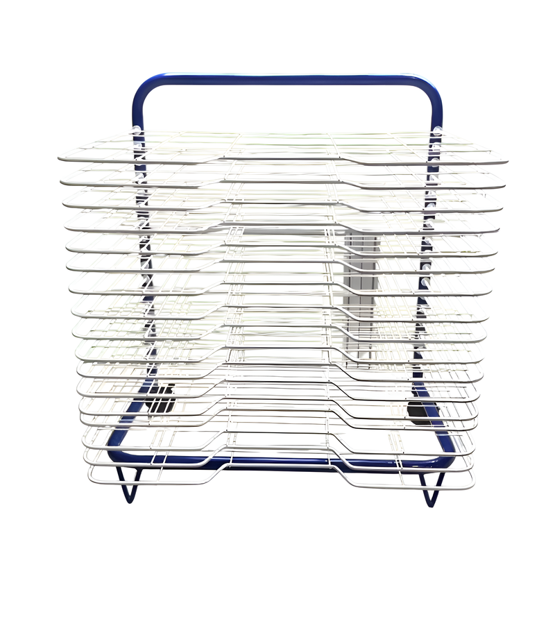 Large Paint Art Drying Rack on Wheels - 17 Racks (A2 Paper Size)