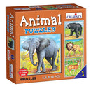 Creatives - 4 Animal Puzzles (Part 1) (4,6,8,10 Pcs)