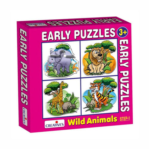 Creatives Wild Animals Early Puzzles