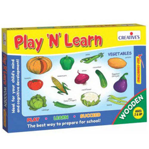 Creatives - Play And Learn - Vegetables Puzzle