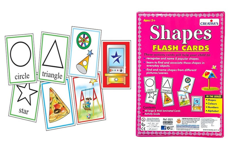 Creatives Shapes Flash Cards