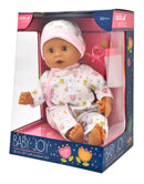 Dollsworld Baby Joy Doll 38cm (15”) – Stork Outfit– Soft Body & Sleeping Eyes