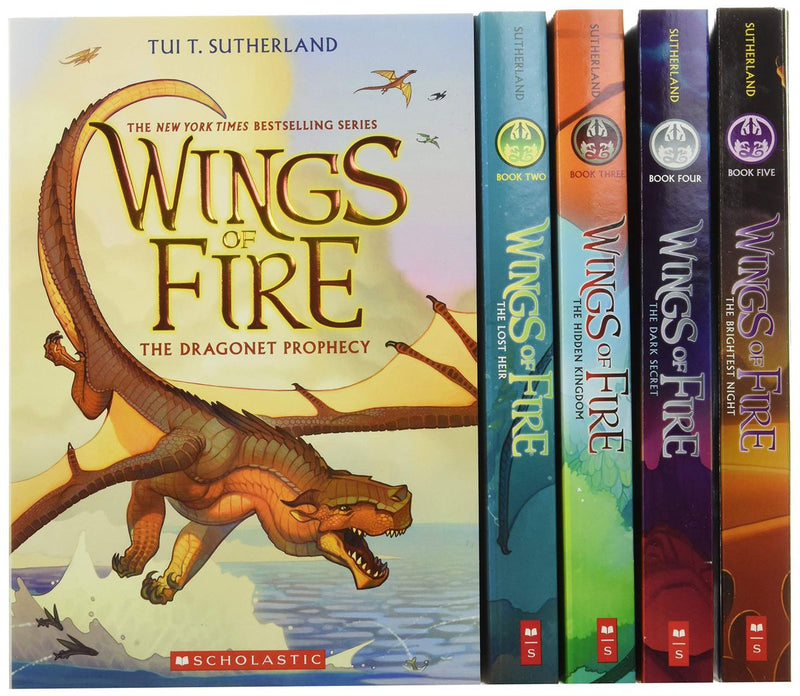 Wings of fire books set 1-5 (7164595732635)
