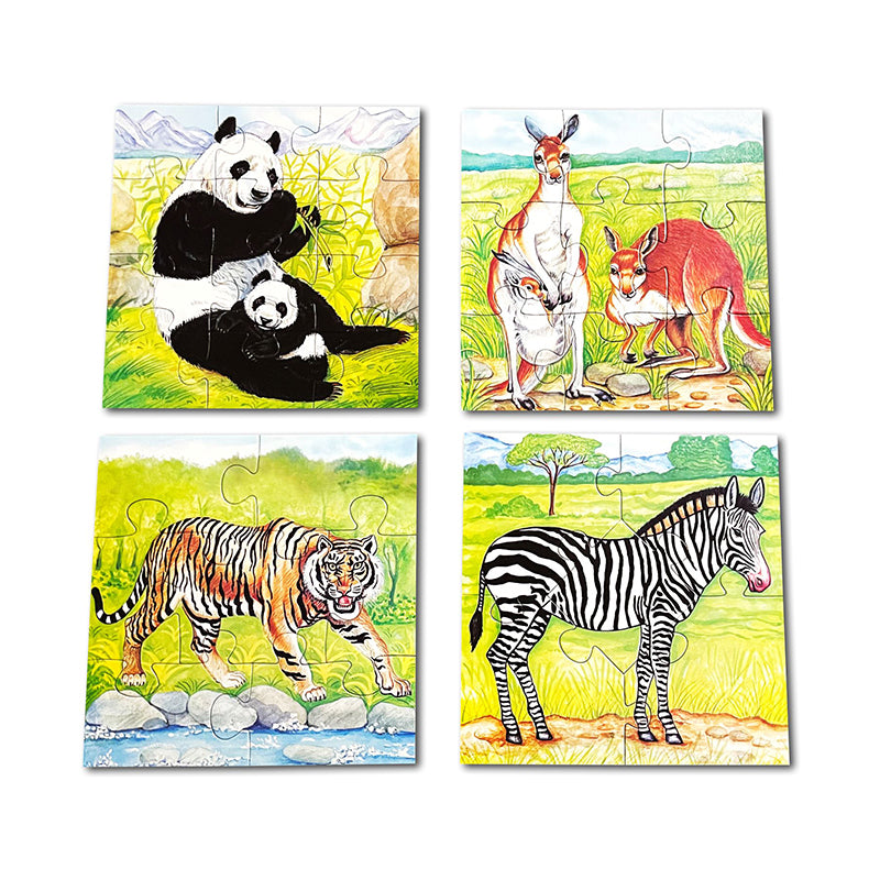 Creatives - 4 Animal Puzzles (Part 2) (5,7,9,12 Pcs) (6907049148571)