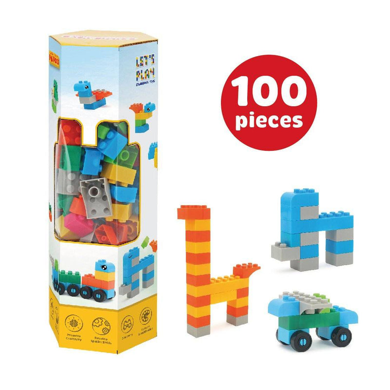 SUNTA Building Blocks in Hexagonal Box - 100 piece (7030273671323)