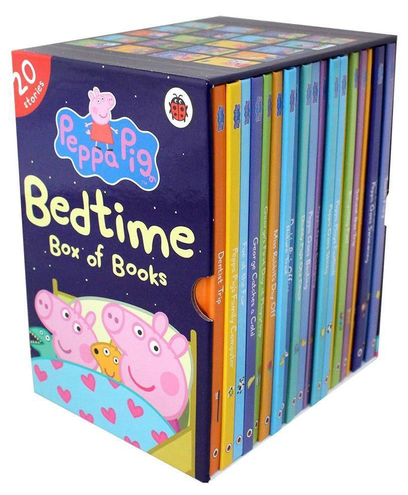Peppa Pig Bedtime Stories 20 Books Children Pack Hardback (7167137251483)
