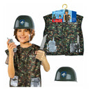 Army Costume With Walkie Talkie, Grenade, Helmet & Dagger (7273156149403)