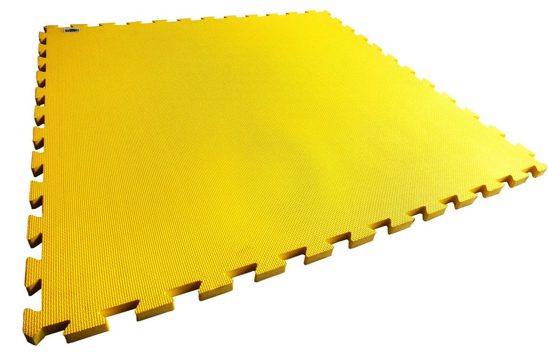 Sunta Gym Floor Mat Interlocking - 1000x1000x20mm - Yellow (7273157689499)