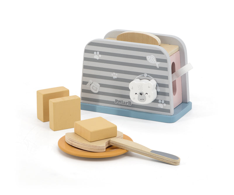 Viga - Toaster Set- Polar B Wooden Toy (7270541426843)