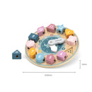 VIGA Polar B Wooden Toy Shape Sorting Clock (7642622001307)
