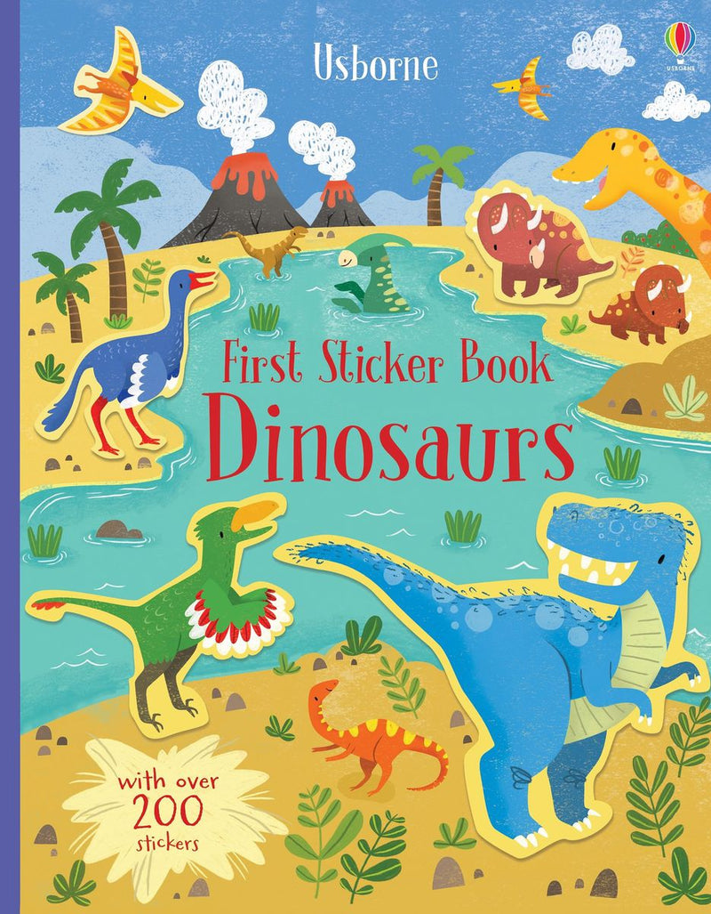 Usborne - First Sticker Book Dinosaurs (7167256232091)