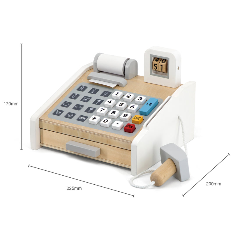 Viga Cash Register With Play Money And Credit Card (7030236381339)