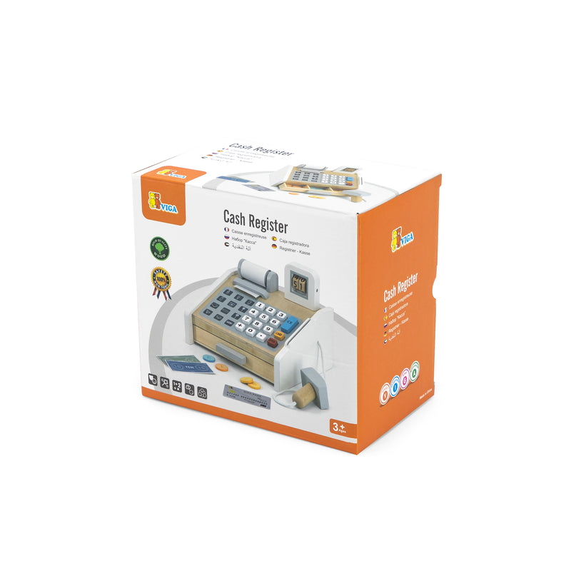 Viga Cash Register With Play Money And Credit Card (7030236381339)