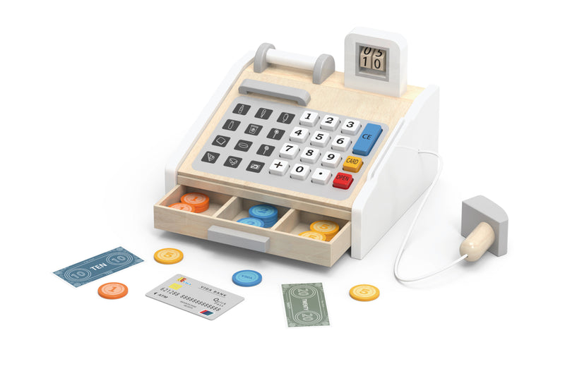 Viga Cash Register With Play Money And Credit Card (7030236381339)