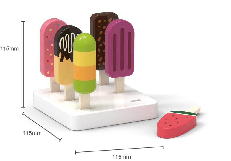 Viga Ice Cream Ice Pops Set 6pc