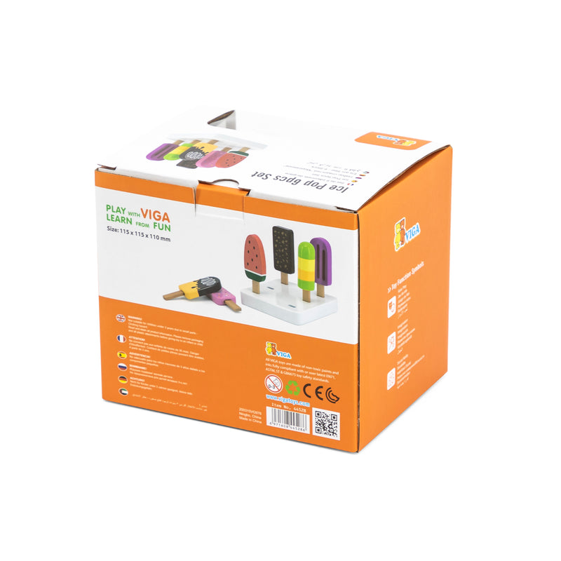 Viga Ice Cream Ice Pops Set 6pc