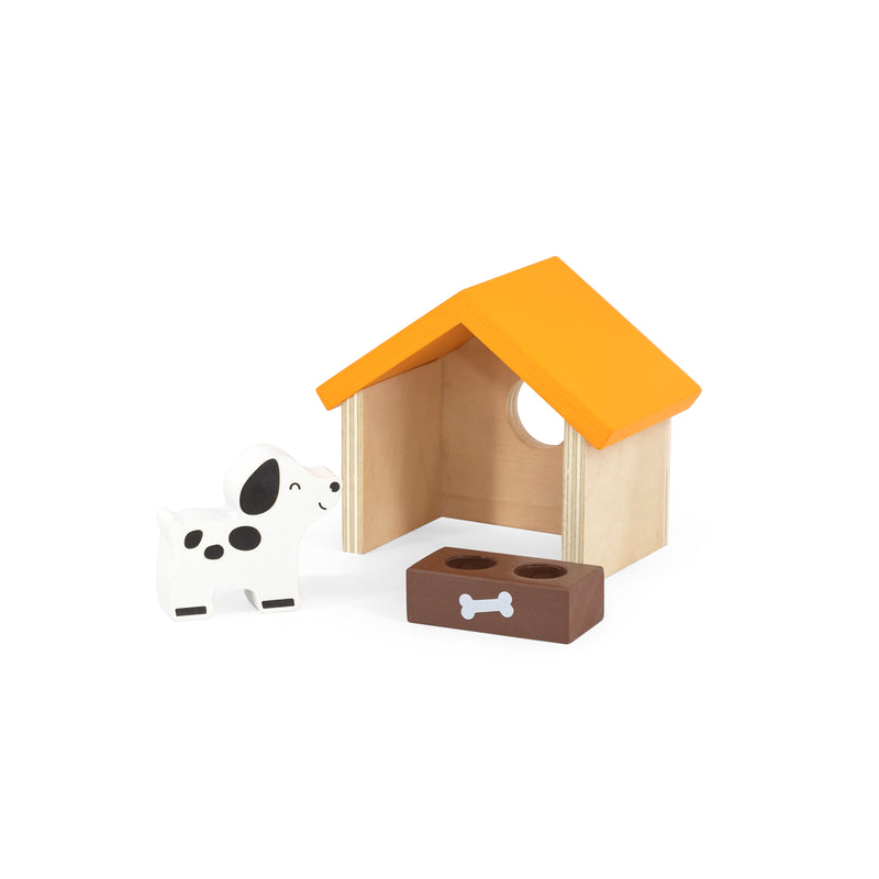Viga  Three Story Furnished Wooden Dollhouse (7265079034011)