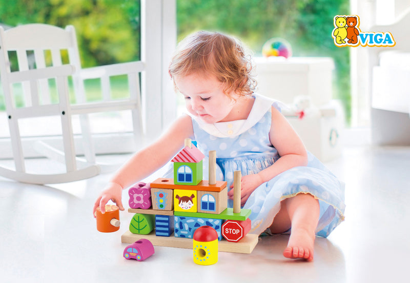 Viga City Stacking Blocks (7030236250267)