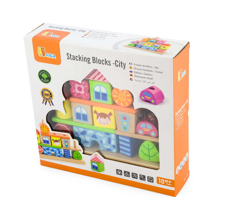 Viga City Stacking Blocks (7030236250267)