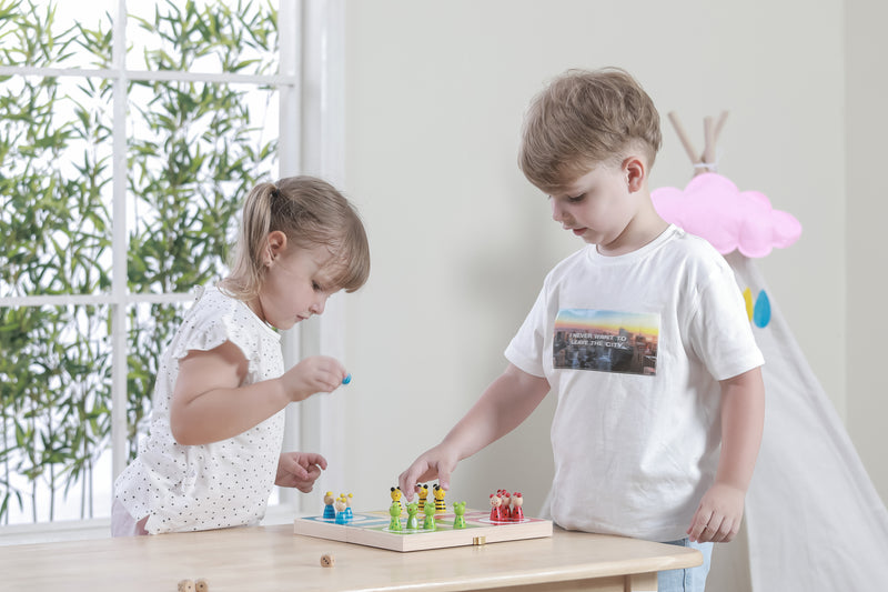 Viga Wooden Ludo Game