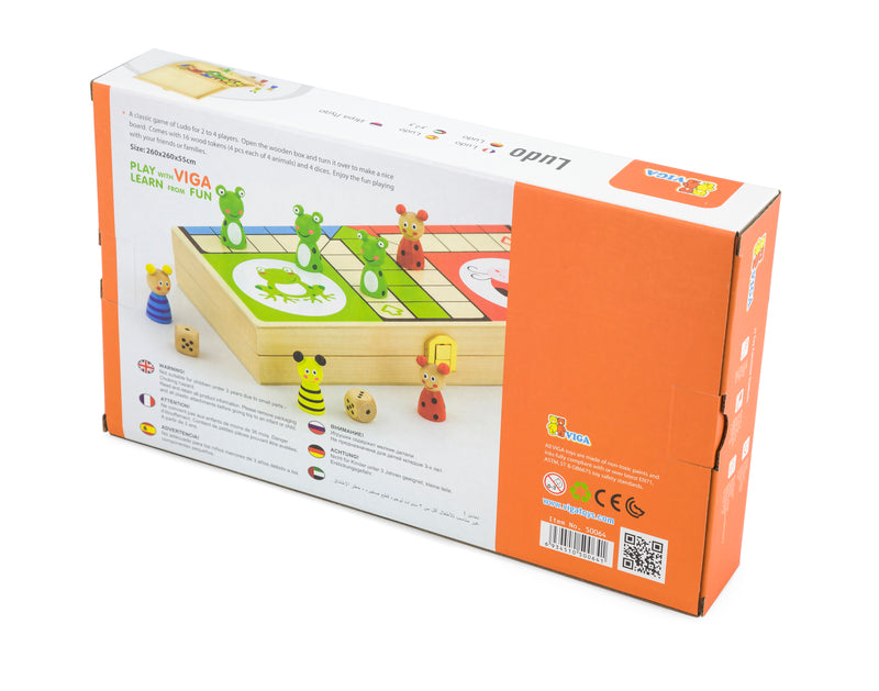 Viga Wooden Ludo Game
