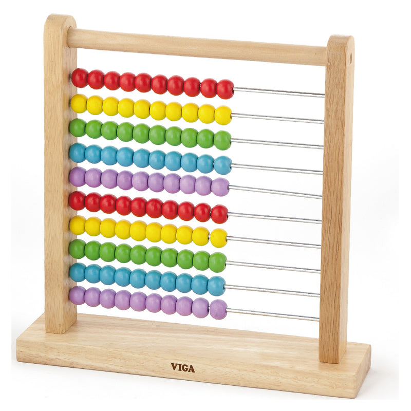 Viga - Wooden Abacus 100 Beads