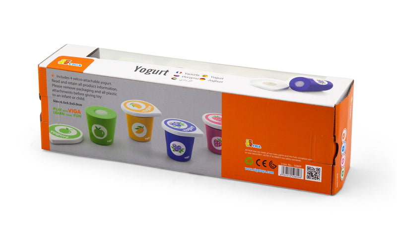 Viga Yoghurt Play Food Set 4Pc (7030216655003)