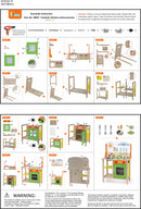 Viga Fantastic Wooden Toy Kitchen W/Accessories (7030232514715)