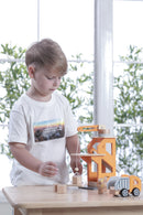 Viga Construction Crane Lift with Dump Truck Play Set (7030234841243)