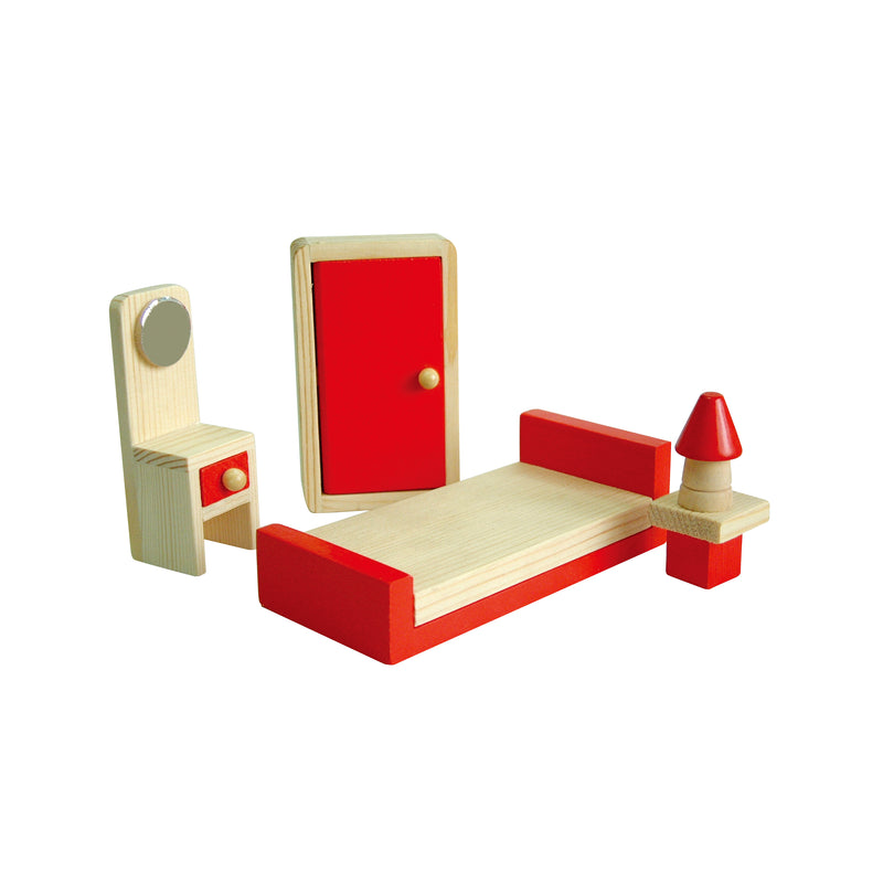 Viga Wooden Dollhouse With Dolls Furniture And Accessories. (7030233596059)