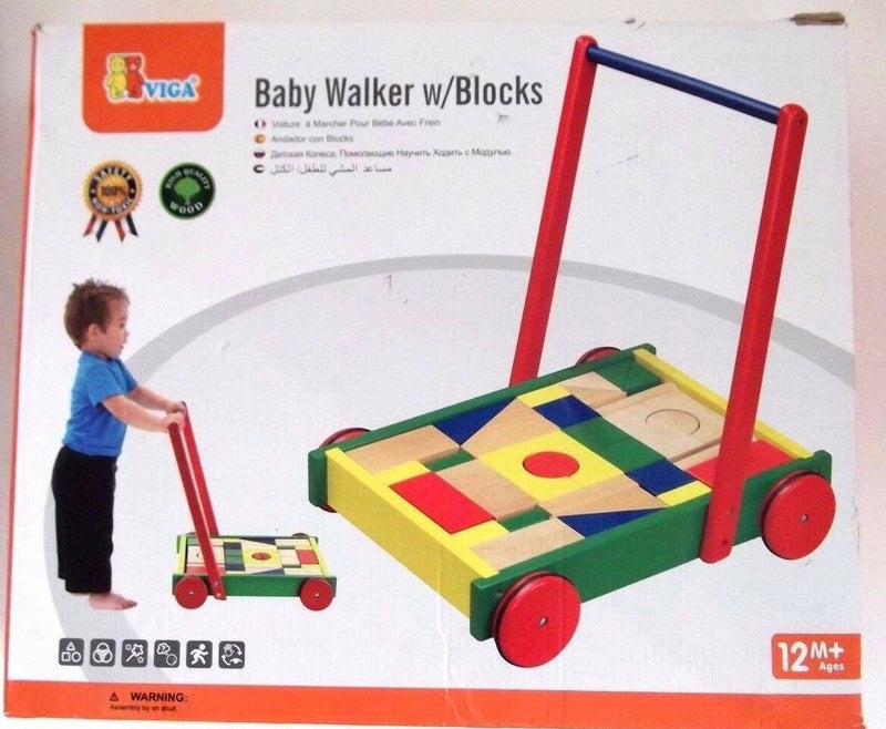 Viga Baby Walker With Blocks (7030238970011)