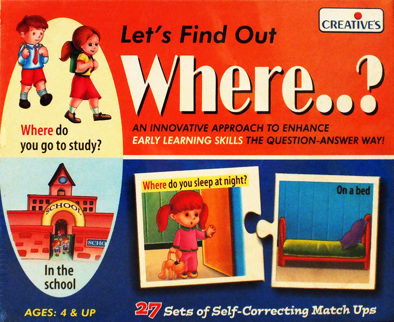 Creatives - Let'S Find Out Where? (27 Sets Of Self-Correcting Match Ups)