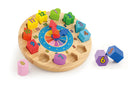 Viga Wooden Shape Sorting Clock Puzzle (7030223143067)