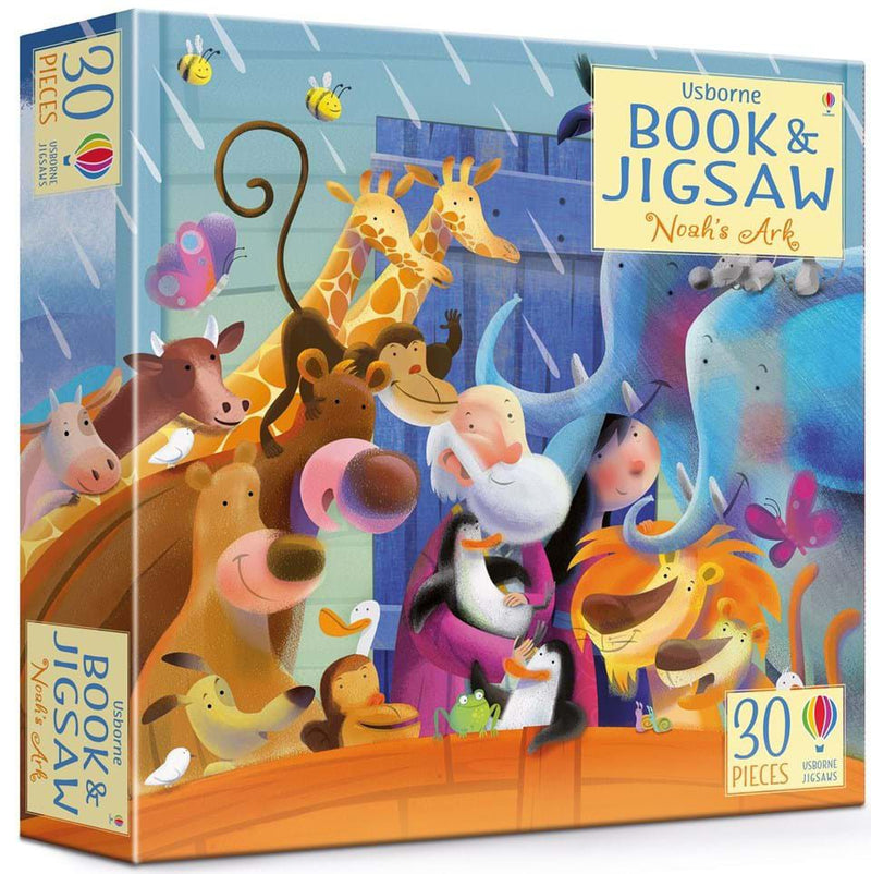 Usborne - Book And Jigsaw Puzzle - Noah s Ark - 30 Piece (7167967264923)