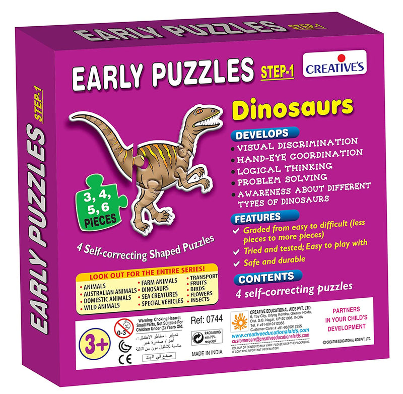 Creatives Dinosaurs Early Puzzles
