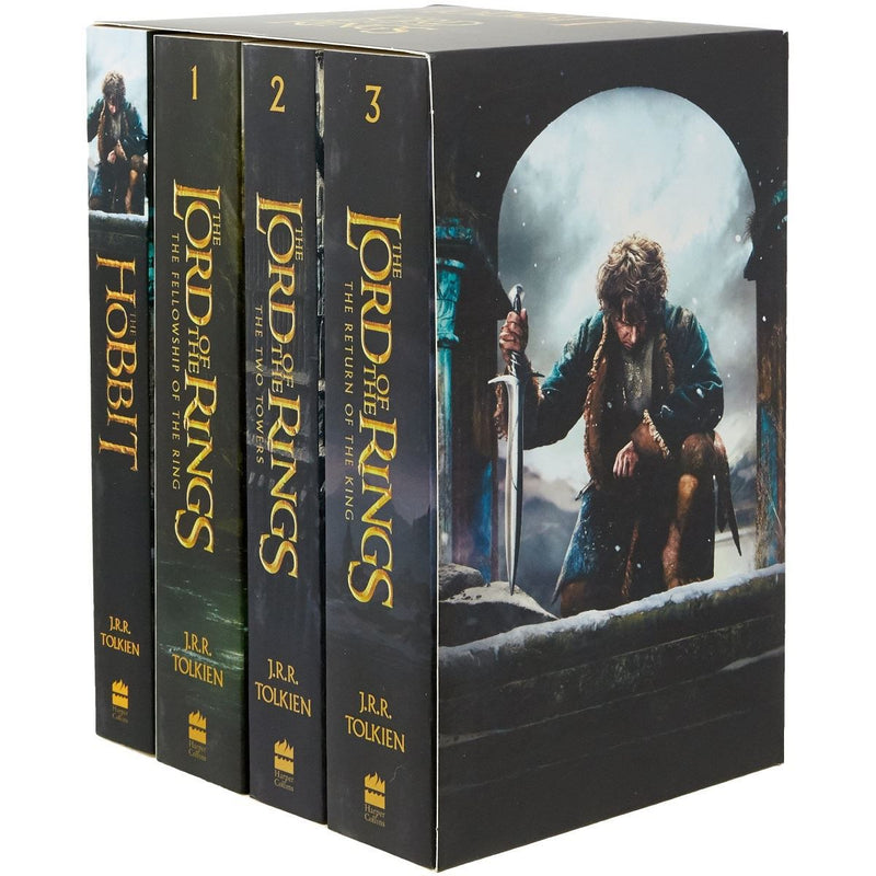 The Hobbit and The Lord of the Rings 4 Books Set (7164690202779)