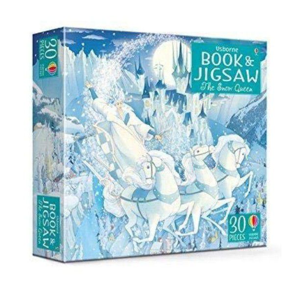 Usborne – Book And Jigsaw Puzzle - The Snow Queen – 30 Piece (7167985156251)