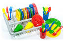 Dinner Set in Draining Rack 28 Piece (7526293078171)