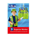 Construction Worker Role Play Costume Set with Tools - Green (7426761851035)