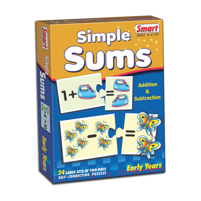 Simple Sums Children's Math's Addition & Subtraction (7531320508571)