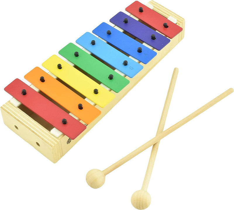 Wooden Xylophone Musical Instrument 8 Tones 22 x 8cm (7482906706075)