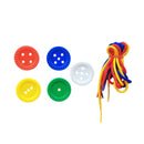 Threading Lacing Buttons with Laces (100 Piece) (7548430581915)
