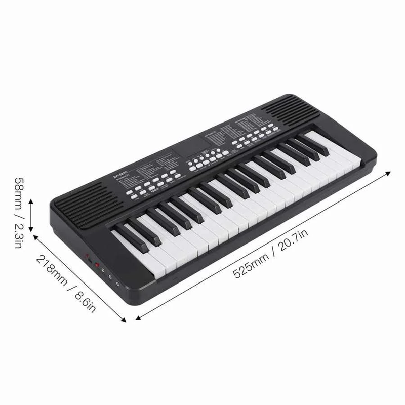 Electric Keyboard Piano With Microphone 37 Key (7492729471131)