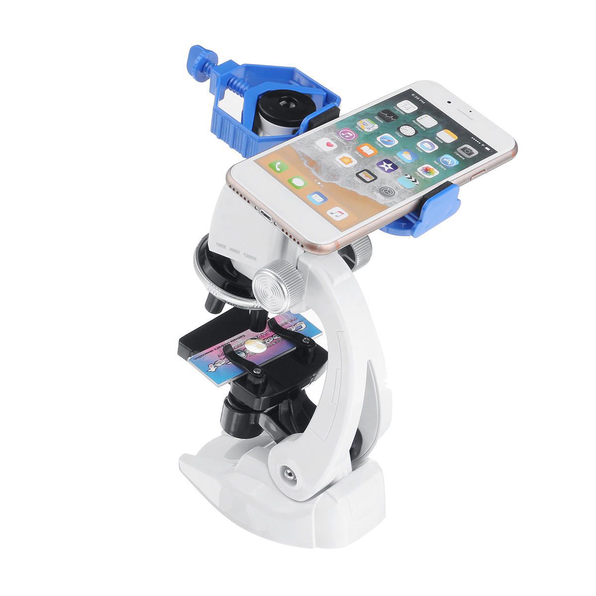 Die-Cast Metal Microscope Set In Carry Case 100x1200x Magnification