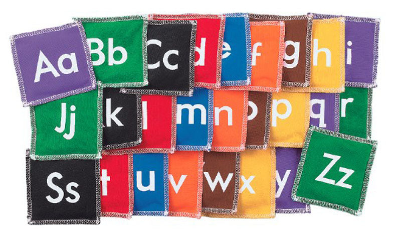VINEX Alphabet Bean Bags 26 Piece Upper & Lowercase (10 x 10cm) (7532364562587)