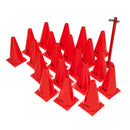 Training Cones 22cm - (Set Of 20) Red (7273194979483)